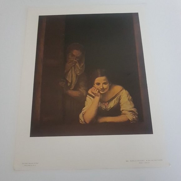 National Gallery of Art Washington DC Set of 3 Prints Murillo Rembrandt Dali - Picture 5 of 16